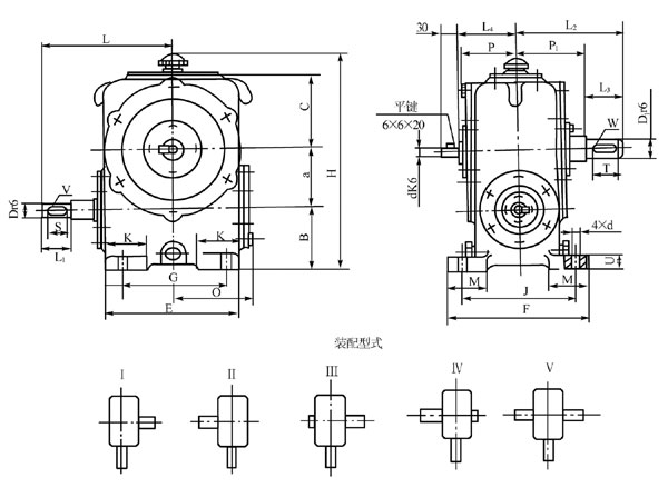 WD蝸輪蝸桿減速機